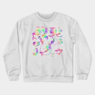 Rainbow Mermaid Medley Crewneck Sweatshirt